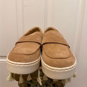 Born Women’s Natural Marlie Slip-On Leather Sneakers/Shoed